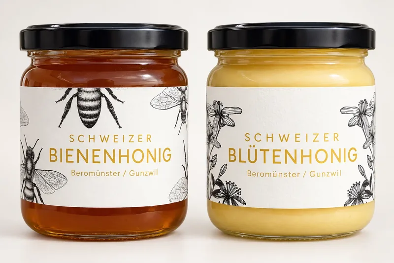Honig-Geschenkset 2 × 500g – Foto 3
